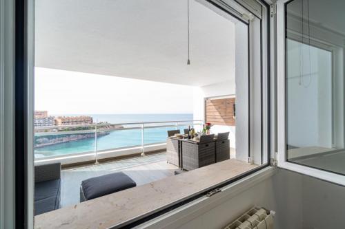 Vistas desde la habitación grande en apartamento turístico en Salou