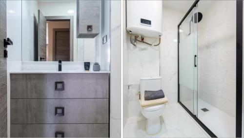 Baño en apartamento turístico en Salou