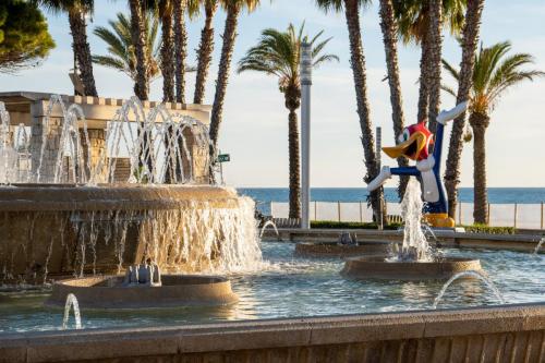 Fuente luminosa en Salou
