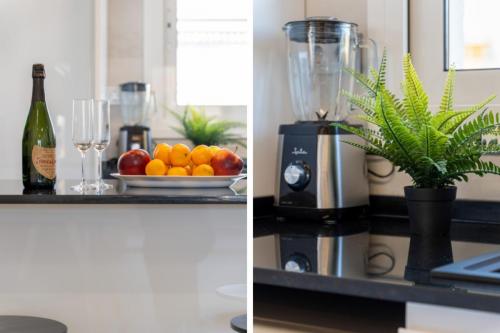 Collage detalle en apartamento turístico en Salou