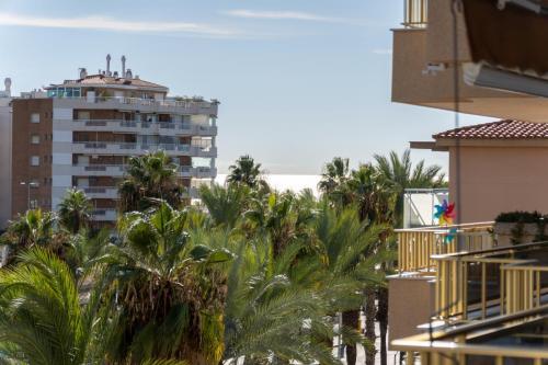Vistas desde el balcón en apartamento turístico en Salou