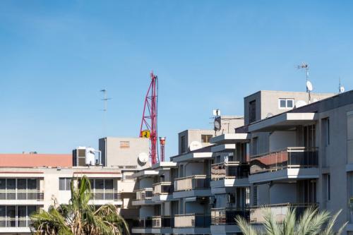 Vistas a Port Aventura en apartamento turístico en Salou