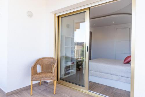 Balcón de habitación grande en apartamento turístico en Salou