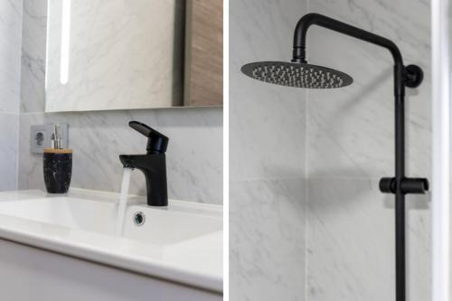 Cuarto de baño en apartamento turístico en Salou